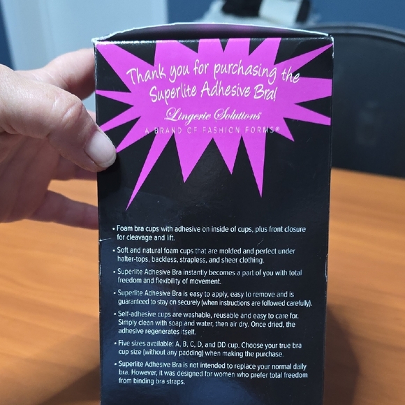 Fashion Forms Superlite Adhesive Bra in Cream - Picture 4 of 6